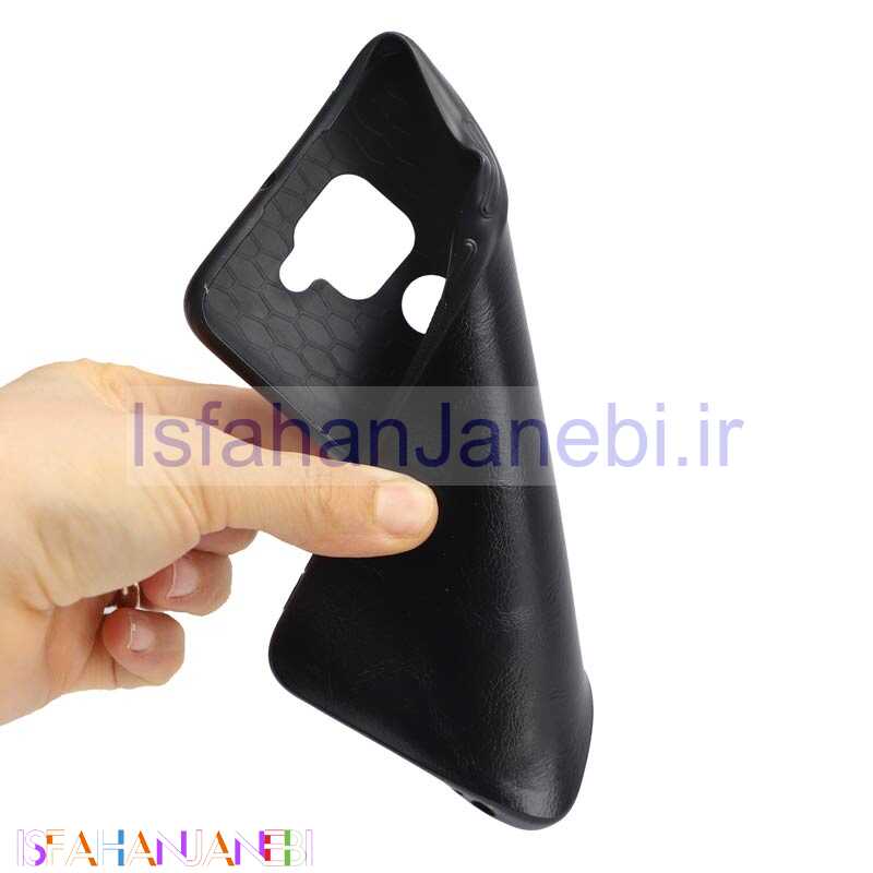 اصفهان جانبی-قاب چرمی ساده Xiaomi Redmi Note 9