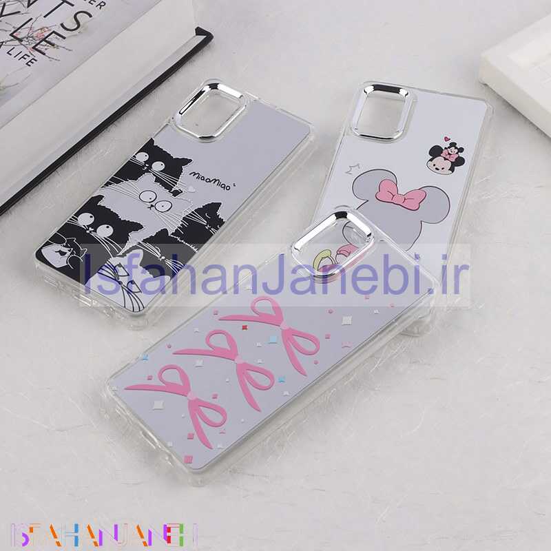 اصفهان جانبی-قاب آینه ای سامسونگ Galaxy A51 4G طرح دار دور محافظ متال