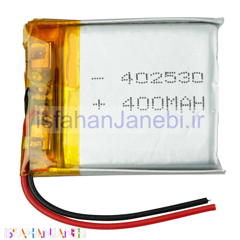 اصفهان جانبی-باتری لیتیوم 400mAh 30*20*3mm 402530