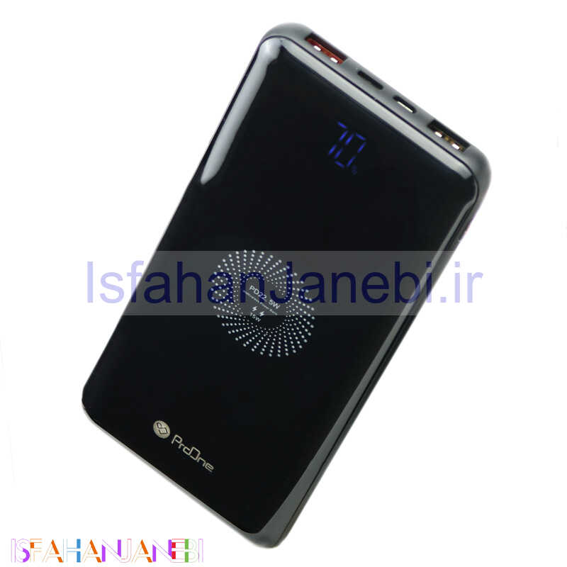اصفهان جانبی-پاور بانک فست شارژ بی سیم 20000 پرووان ProOne PPB5203W QC3.0 PD 22.5W