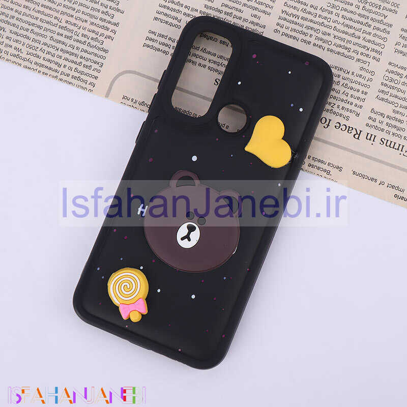 اصفهان جانبی-قاب ژله ای شیائومی Redmi Note 8 طرح آبنبات و قلب