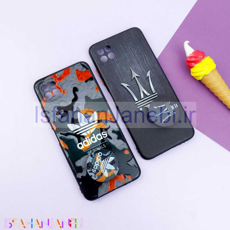 اصفهان جانبی-قاب فانتزی طرحدار پسرانه محافظ لنزدار + پاپ سوکت Samsung Galaxy A22 5G سری R