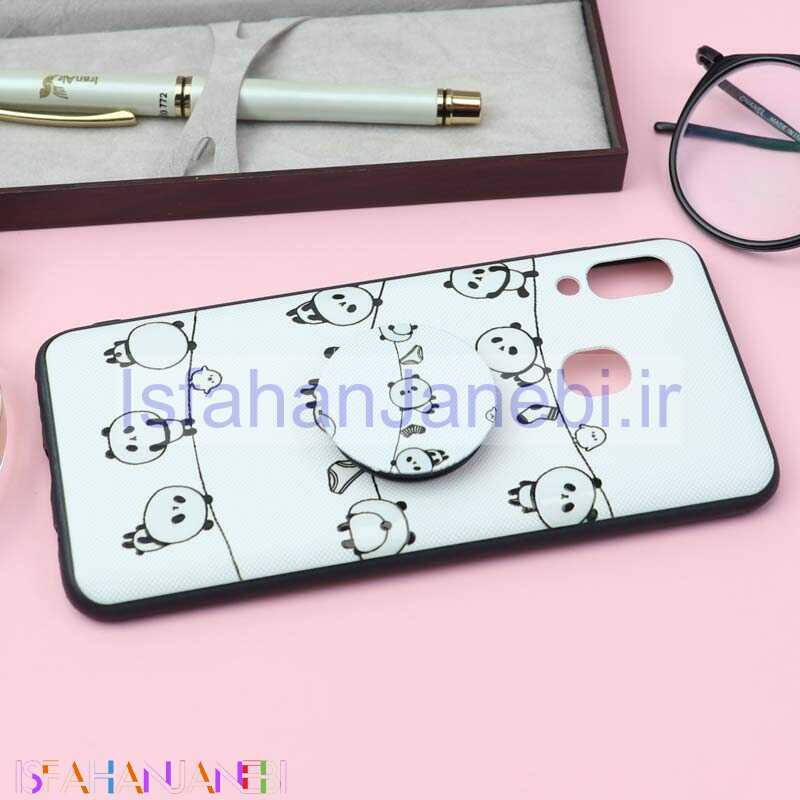 اصفهان جانبی-قاب فانتزی برجسته + پاپ سوکت کد12 سامسونگ A20 / A30