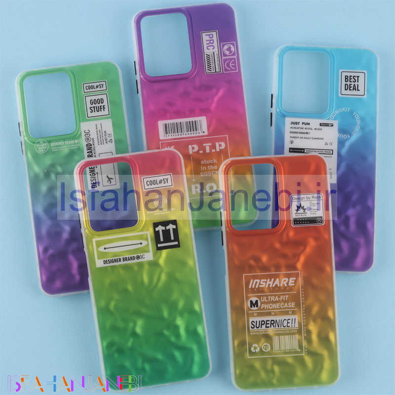 اصفهان جانبی-قاب Gradient Holographic برجسته Xiaomi Redmi Note 12 4G