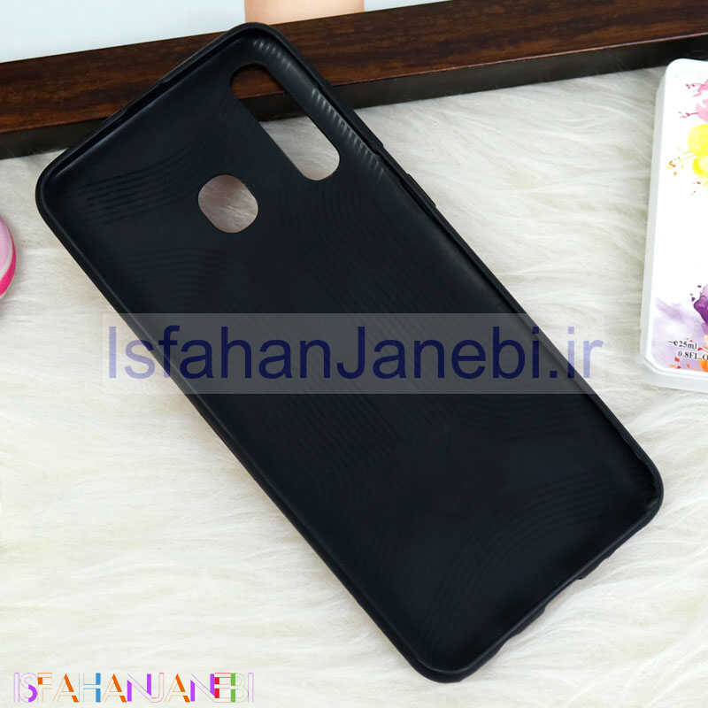 اصفهان جانبی-قاب چرمی PULOKA شیائومی Redmi Note 8 قرمز