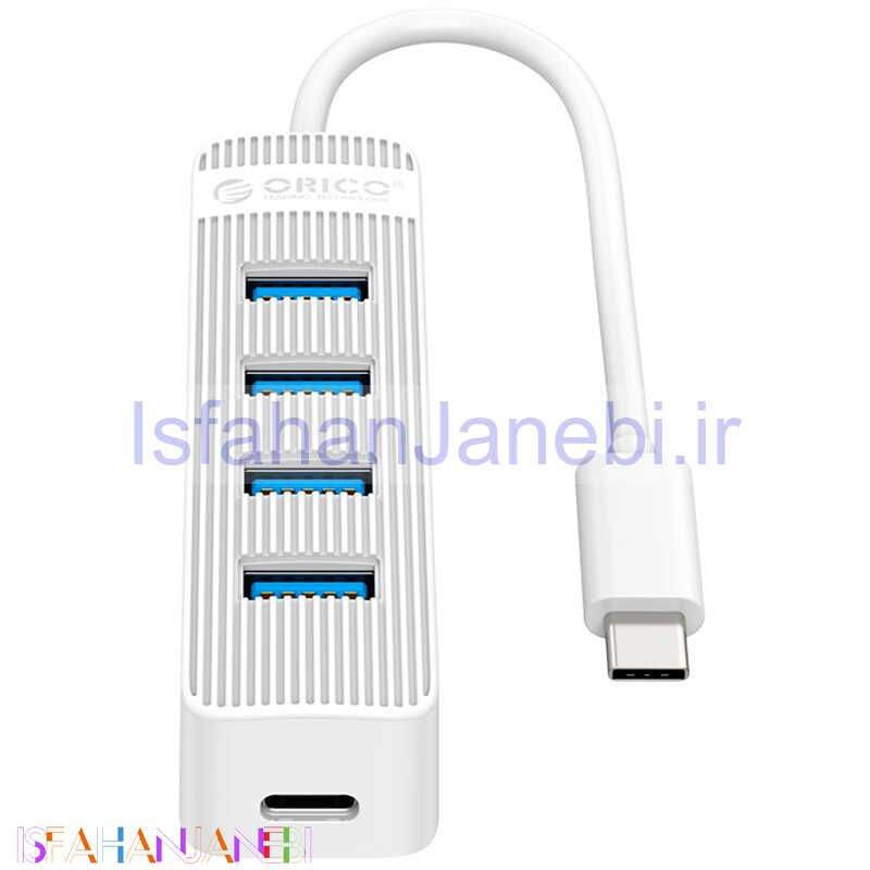 اصفهان جانبی-هاب 4 پورت Type-C اوریکو TWC3-4A