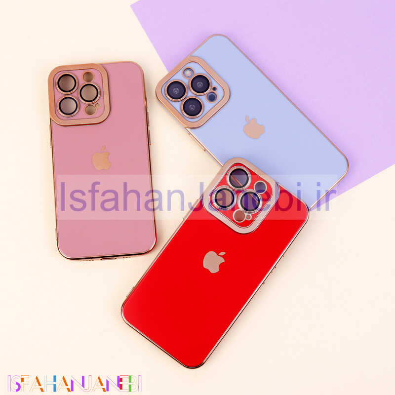 اصفهان جانبی-قاب براق My Case محافظ لنزدار iPhone 13 Pro سری B