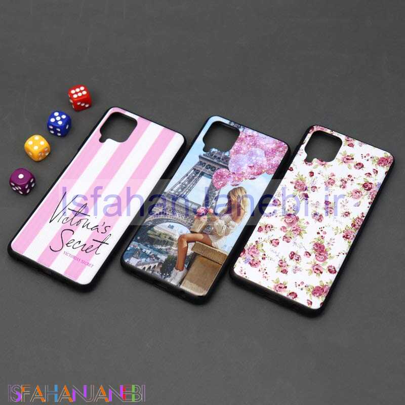 اصفهان جانبی-قاب طرحدار مشکی دخترانه سامسونگ A12