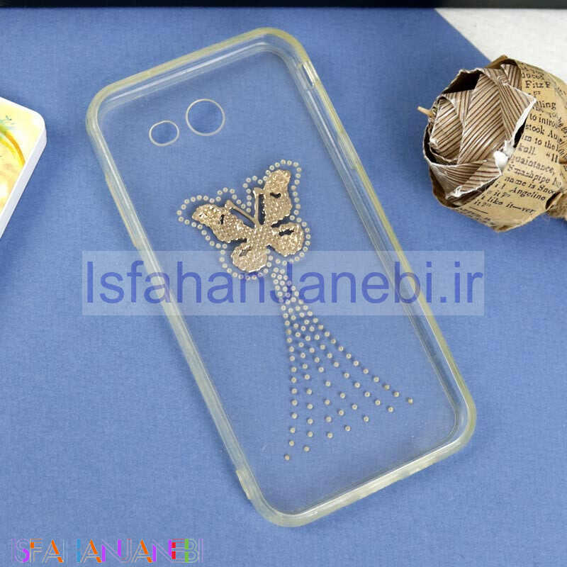 اصفهان جانبی-قاب ژله ای نگینی Younicou Samsung Galaxy J3 Prime پروانه