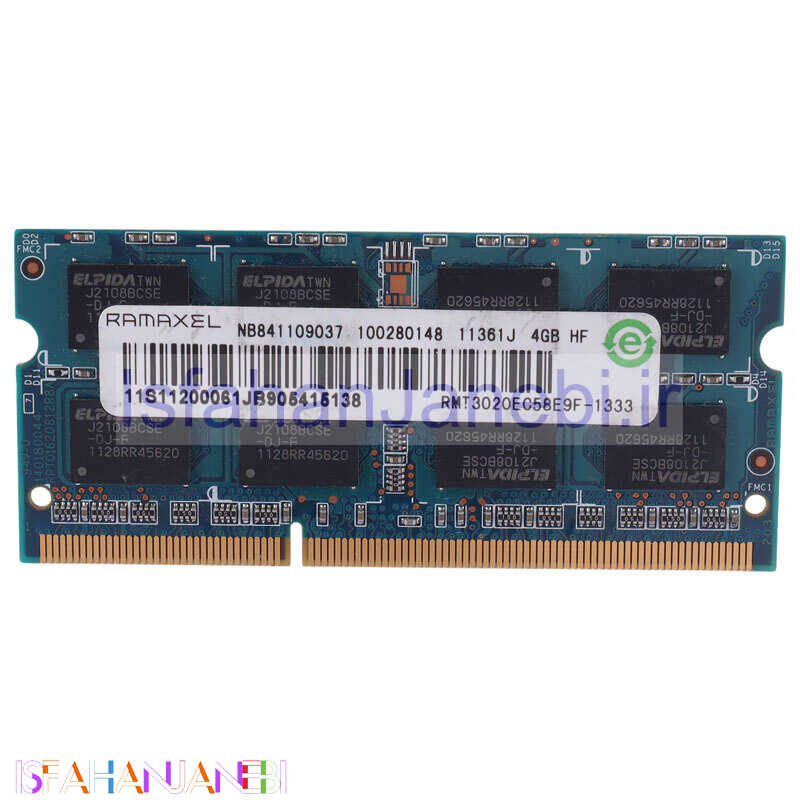 اصفهان جانبی-رم لپ تاپ رامکسل DDR3 4GB 1333MHz CL9