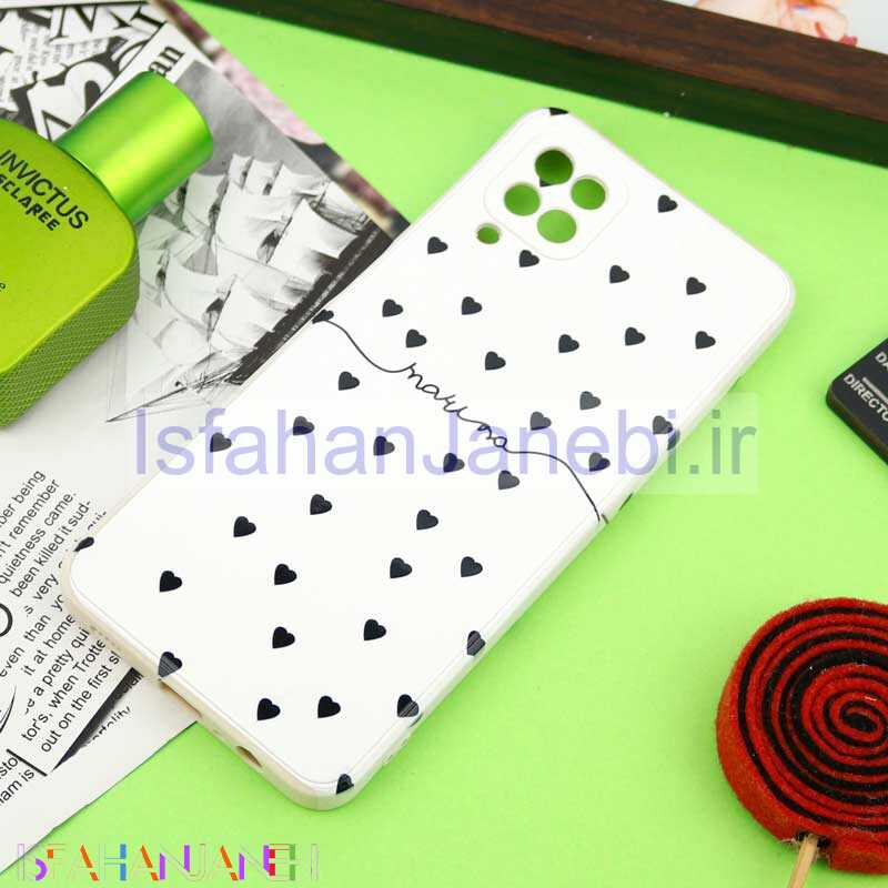 اصفهان جانبی-قاب سیلیکونی محافظ لنزدار طرح قلب Samsung Galaxy A12
