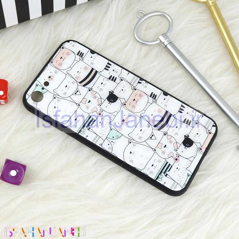 اصفهان جانبی-قاب پشت گلسی طرحدار خرگوش iPhone 7/8