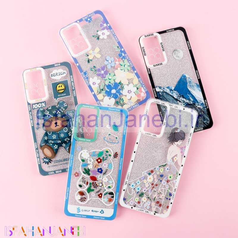 اصفهان جانبی-قاب فانتزی دور رنگی اکلیلی محافظ لنزدار Xiaomi Redmi Note 11 Pro