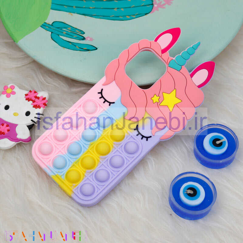 اصفهان جانبی-قاب اورجینال سیلیکونی یونیکورن پاپیتی iPhone 12 Pro