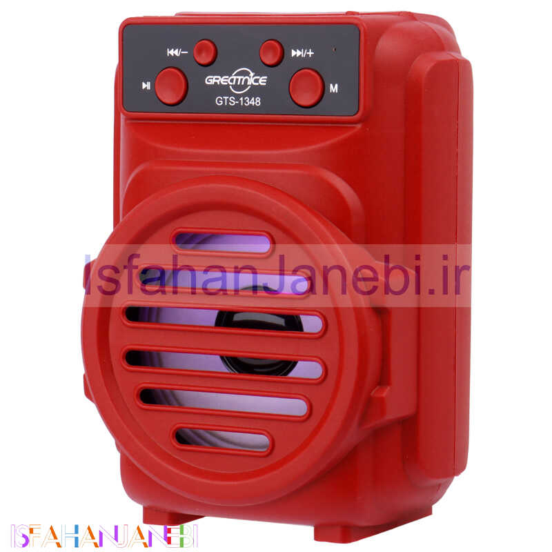 اصفهان جانبی-اسپیکر بلوتوثی رم و فلش خور Greatnice GTS-1348