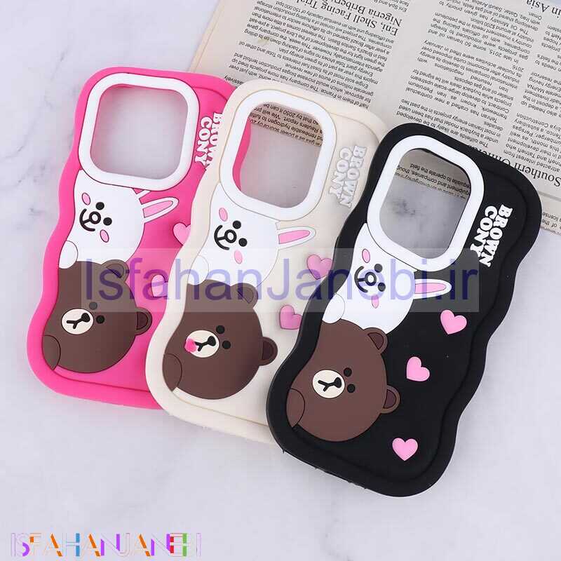 اصفهان جانبی-قاب سیلیکونی موج دار شیائومی Redmi Note 13 Pro 4G خرسی