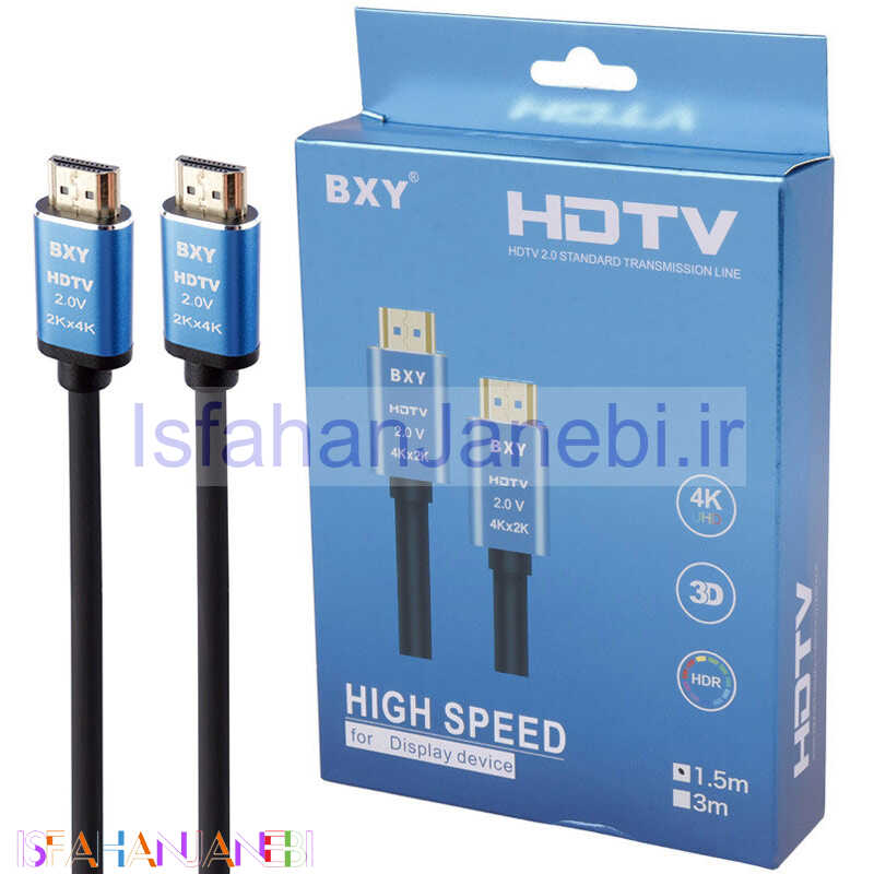 اصفهان جانبی-کابل BXY HDMI V2.0 4K 1.5m