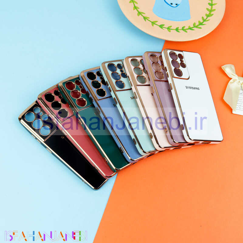 اصفهان جانبی-قاب براق My Case محافظ لنزدار Samsung Galaxy S21 Ultra