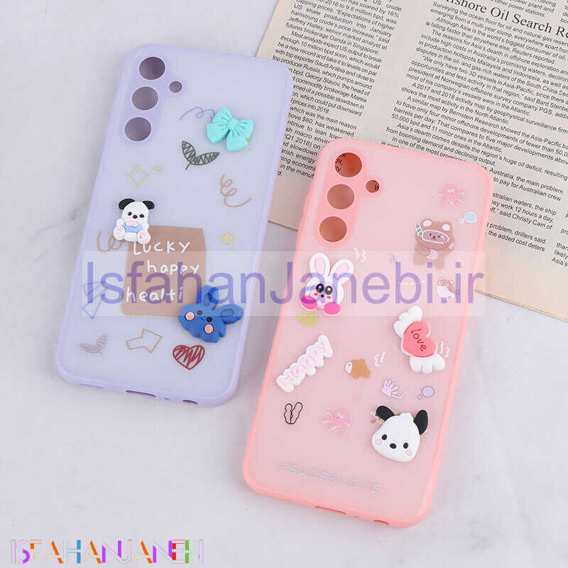 اصفهان جانبی-قاب شاینی سامسونگ Galaxy A25 عروسک برجسته محافظ لنزدار