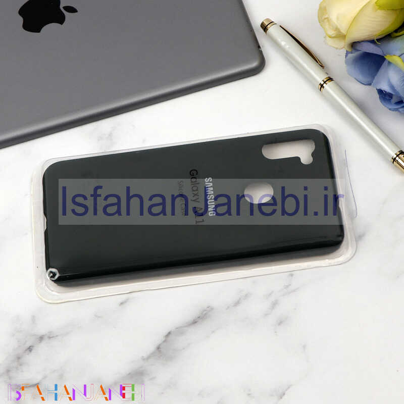 اصفهان جانبی-قاب سیلیکونی اصلی زیر بسته Samsung A11