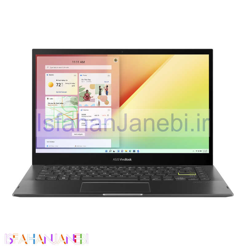 اصفهان جانبی-لپ تاپ Asus VivoBook Flip 14 TP470EZ Core i7 (1165G7) 16GB 512GB SSD Intel 4GB 14" FHD