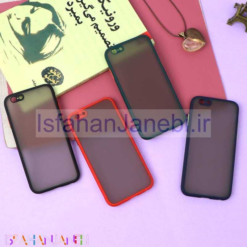 اصفهان جانبی-قاب PC مات محافظ لنز دار iPhone 6/6s