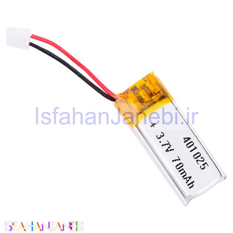 اصفهان جانبی-باتری لیتیوم 70mAh 4*10*25mm 401025