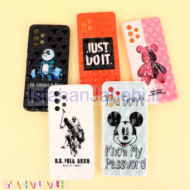 اصفهان جانبی-قاب طرحدار فانتزی پافر محافظ لنزدار Samsung Galaxy A32 4G