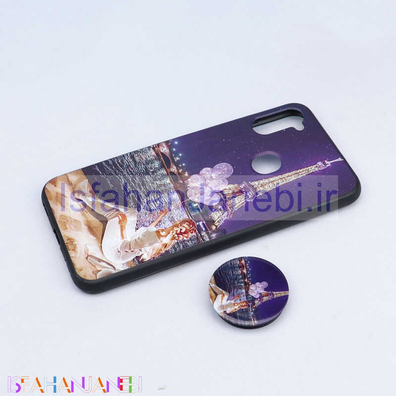 اصفهان جانبی-قاب طرحدار + پاپ سوکت Samsung A11 کد2 سری B