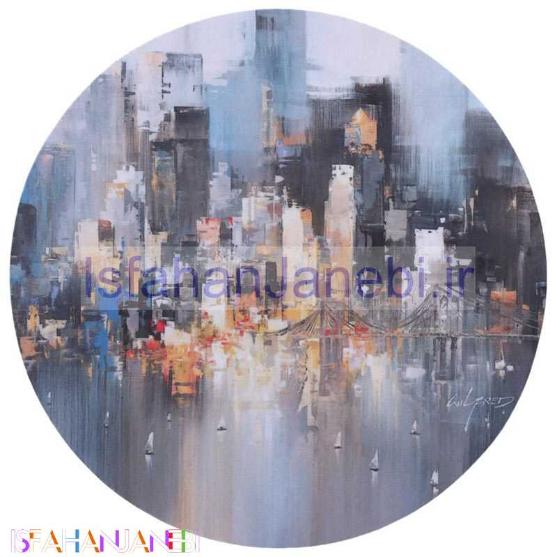 اصفهان جانبی-پد موس Qihe QH-1 19.5*19.5cm طرح شهر