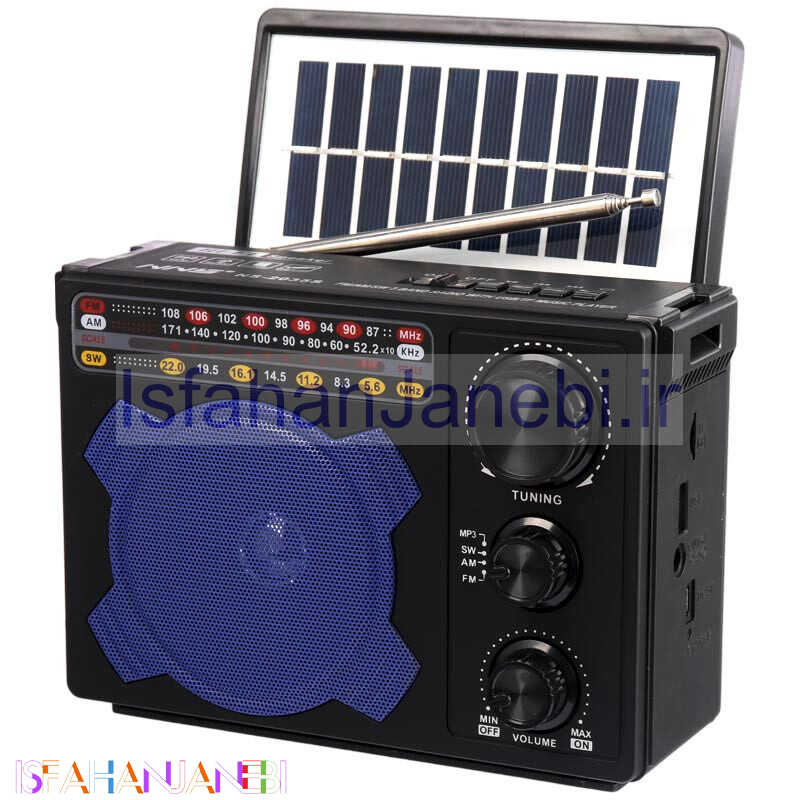 اصفهان جانبی-رادیو اسپیکر بلوتوثی رم و فلش خور خورشیدی NNS NS-2035S