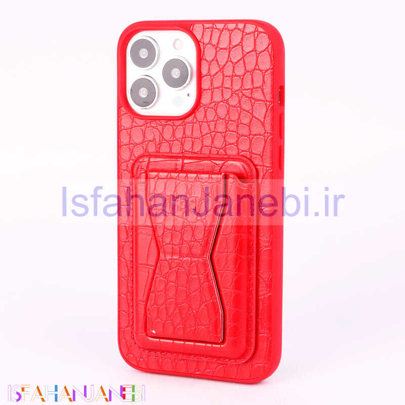 اصفهان جانبی-قاب HBD چرمی جاکارتی هولدردار iPhone 13 Pro Max