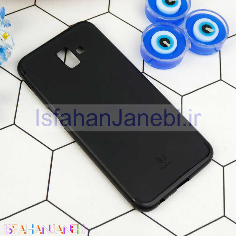اصفهان جانبی-قاب ژله ای ساده Samsung Galaxy J6 Plus مشکی