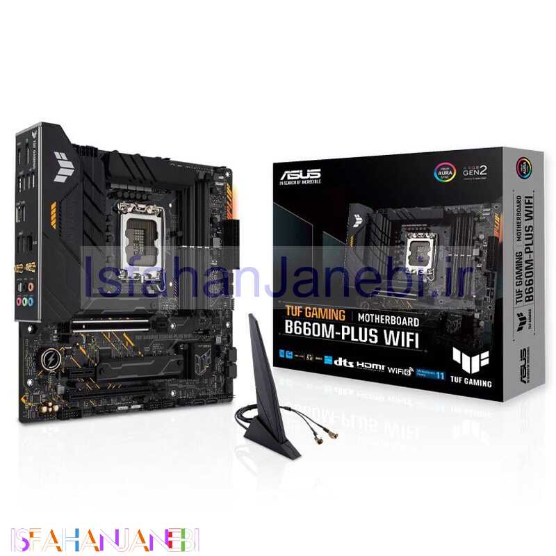 اصفهان جانبی-مادربرد ایسوس TUF GAMING B660M-Plus WIFI DDR5