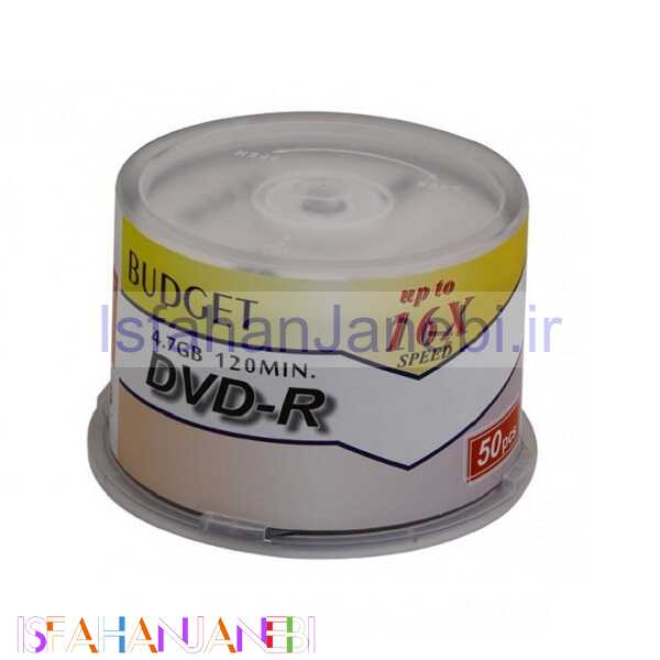 اصفهان جانبی-DVD خام باجت BUDGET بسته 50 عددی