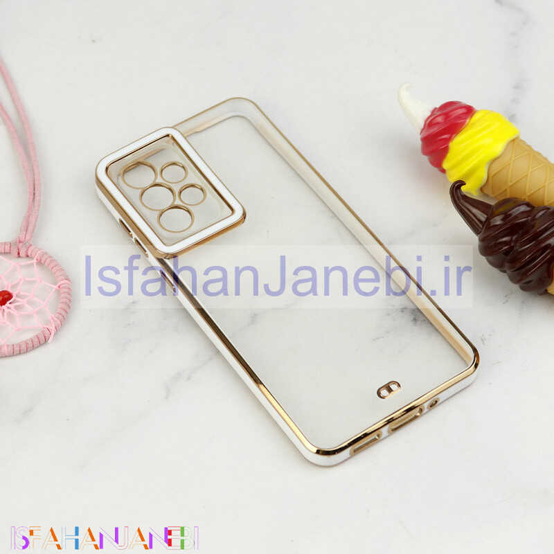 اصفهان جانبی-قاب شفاف دور رنگی محافظ لنزدار Samsung Galaxy A33 5G
