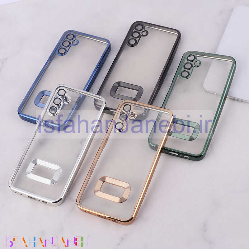 اصفهان جانبی-قاب شفاف سامسونگ Galaxy A14 4G / A14 5G محافظ لنزدار دور براق