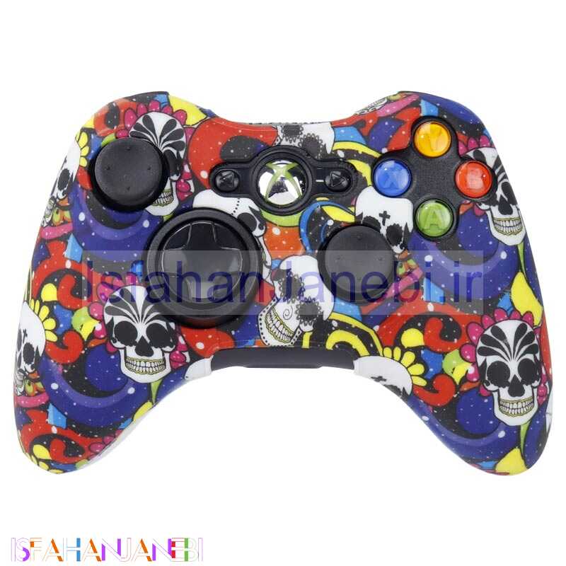 اصفهان جانبی-روکش دسته بازی Xbox 360 طرح اسکلت چشم گل