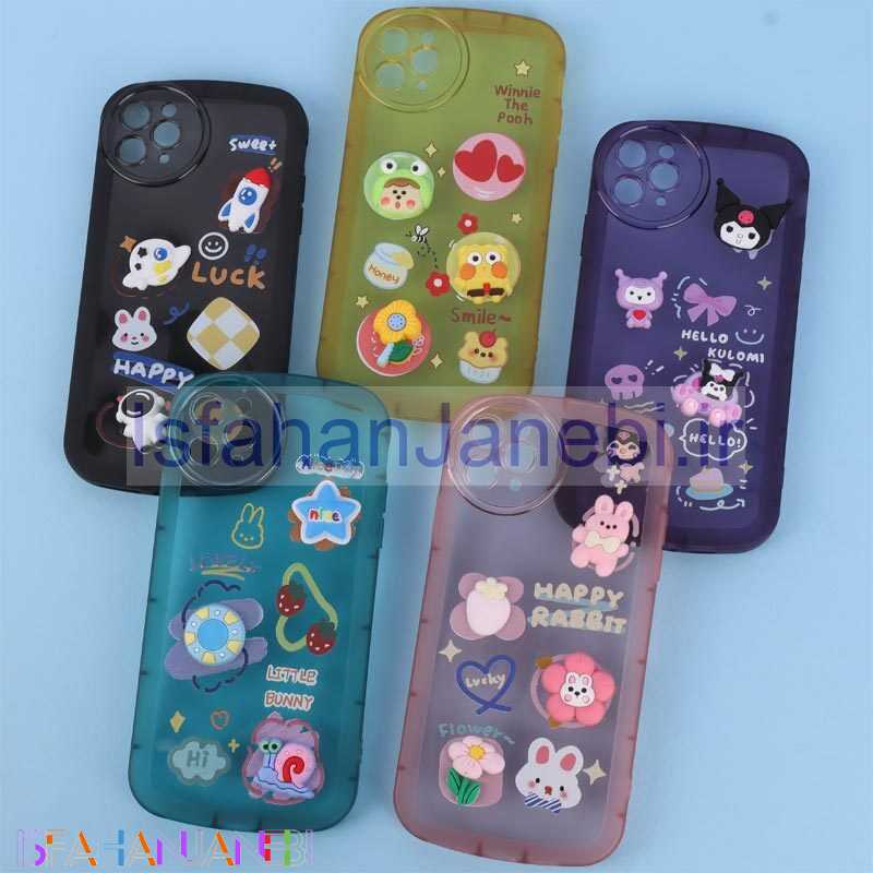 اصفهان جانبی-قاب Fashion Case آیفون iPhone 11 Pro Max عروسک برجسته محافظ لنزدار
