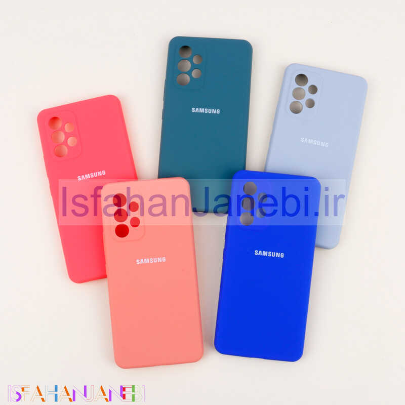 اصفهان جانبی-قاب سیلیکونی اصلی زیربسته سامسونگ Galaxy A53 5G محافظ لنزدار