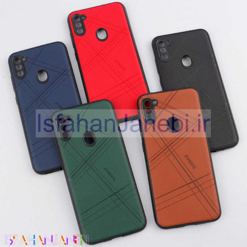 اصفهان جانبی-قاب چرمی Remax سامسونگ Galaxy A11 / M11 محافظ لنزدار
