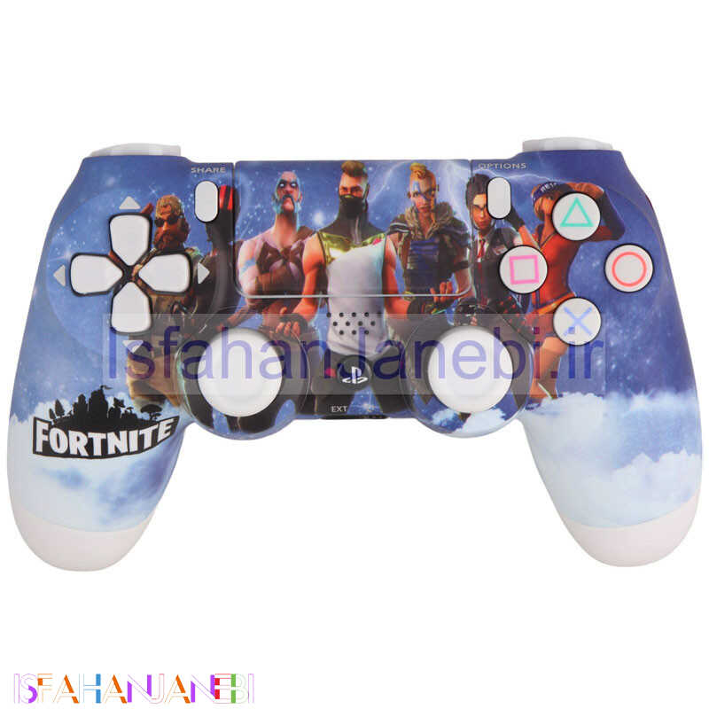 اصفهان جانبی-دسته بازی بی سیم SONY PlayStation 4 DualShock 4 High Copy طرح Fortnite کد 2
