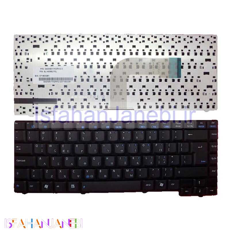 اصفهان جانبی-کیبورد لپ تاپ Asus A3V X50-F5 مشکی