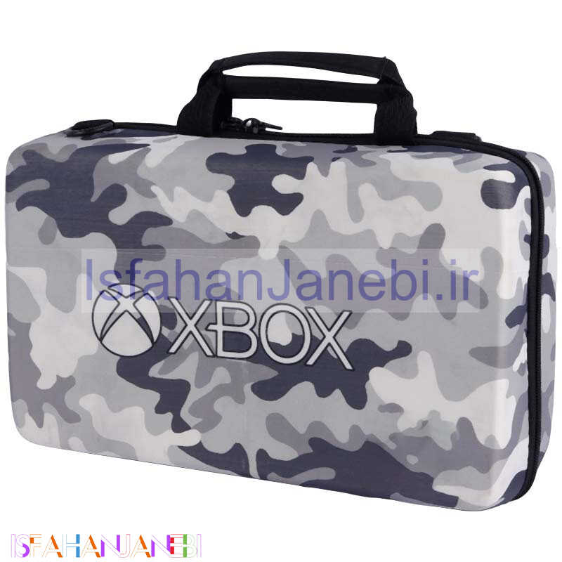 اصفهان جانبی-کیف کنسول بازی XBOX Series S طرح چریکی سفید XBOX