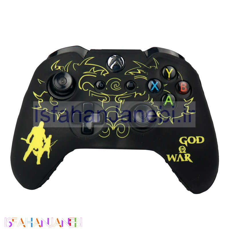 اصفهان جانبی-روکش دسته بازی Xbox One طرح God Of War مشکی زرد