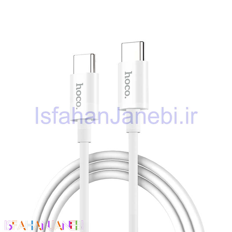 اصفهان جانبی-کابل تبدیل Hoco X23 Type-C to Type-C 3A 1m (گارانتی 12 ماهه)