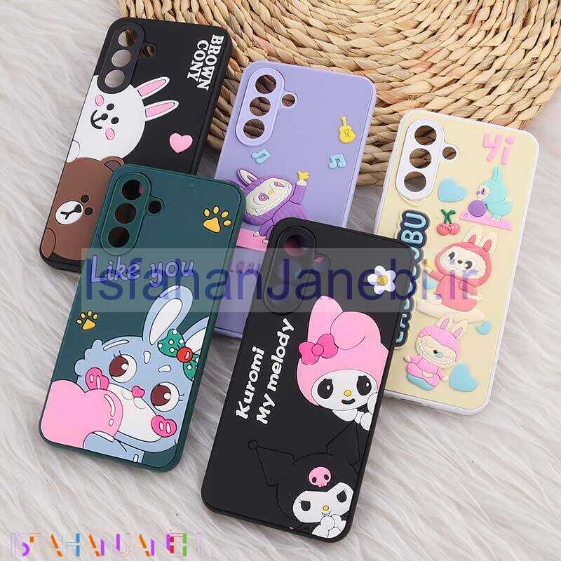 اصفهان جانبی-قاب سامسونگ Galaxy A36 عروسکی برجسته محافظ لنزدار