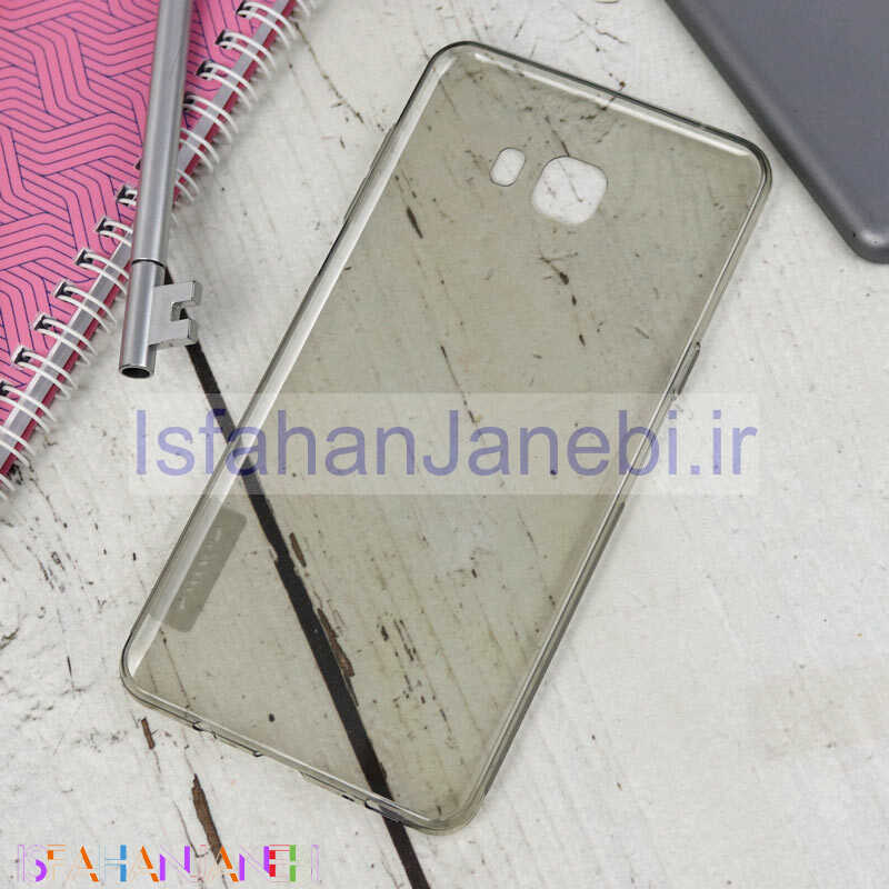 اصفهان جانبی-قاب اورجینال ژله ای شفاف Nature نیلکین Samsung Galaxy C9 Pro