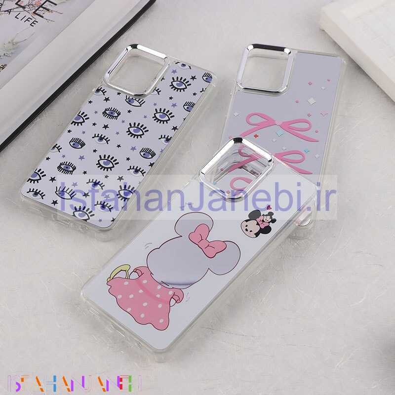 اصفهان جانبی-قاب آینه ای سامسونگ Galaxy A12 / M12 طرح دار دور محافظ متال