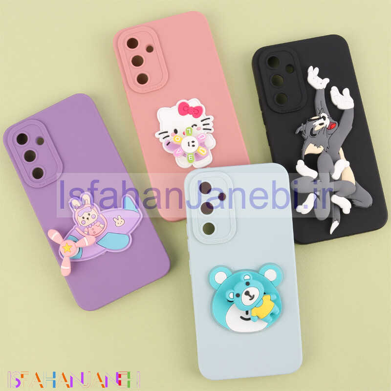 اصفهان جانبی-قاب سیلیکونی اسپینردار محافظ لنزدار سامسونگ Galaxy A54